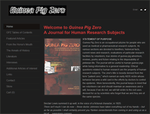 Tablet Screenshot of guineapigzero.com